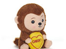 Swizzels Love Hearts Cheeky Monkey Plush Soft Valentine's Gift