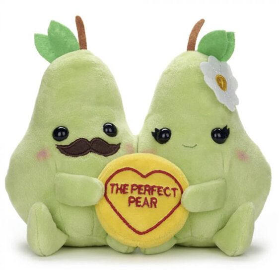 Swizzels Love Hearts Pear Couple The Perfect Pear Pair Plush Soft Toy Valentines