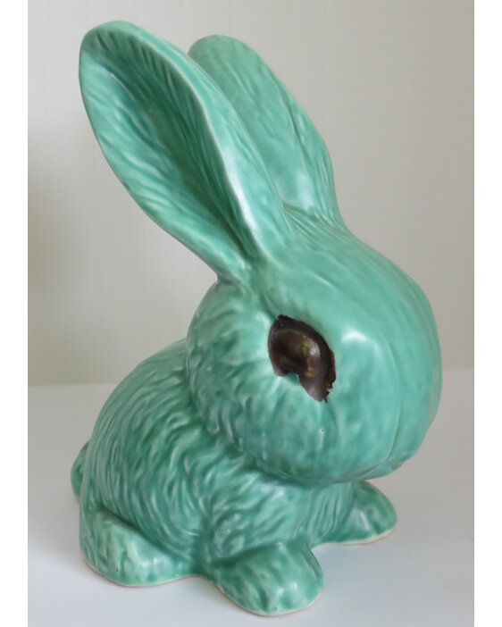 Sylvac green rabbit
