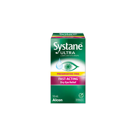 Systane Ultra Preservative-Free Lubricant Eye Drops 10mL