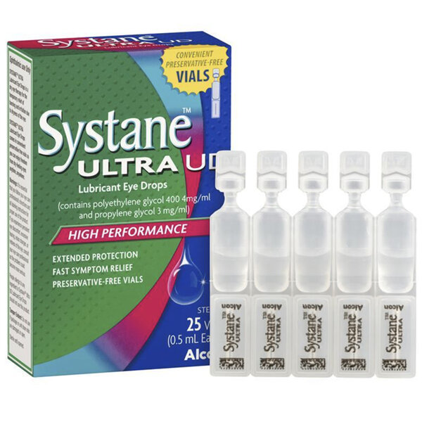 Systane Ultra Unit Dose Preservative Free Lubricanting Drops 25 x 0.5ml