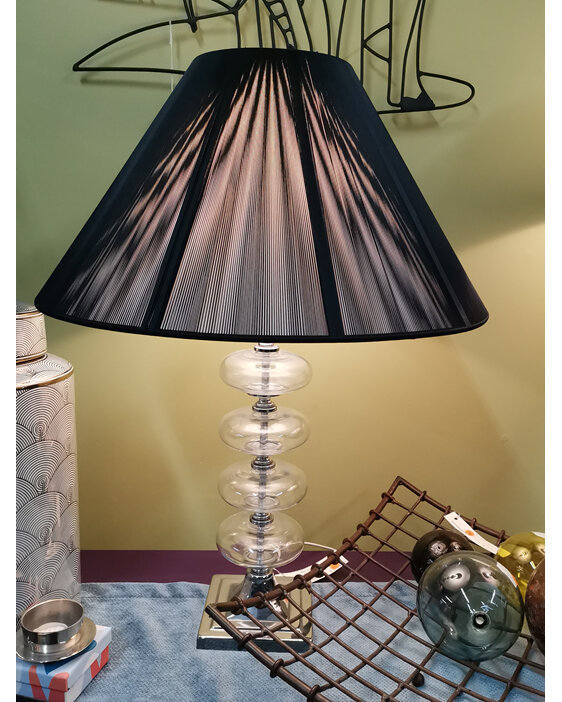 Table Lamps New Zealand black shade glass