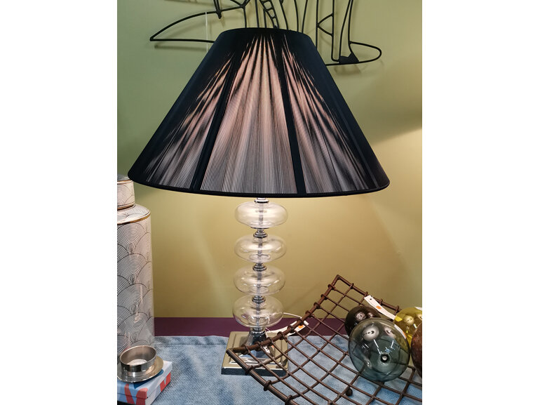 Table Lamps New Zealand black shade glass