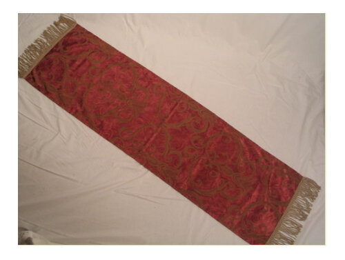 table runner Chopin colour rose
