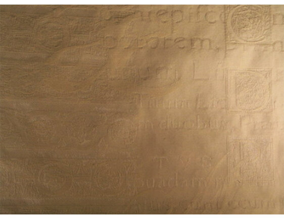 Table Runner Script Linen