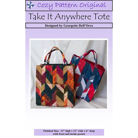 Take It Anywhere Tote from Cozy Quilt Designs