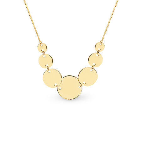 Tapered Disc Necklace