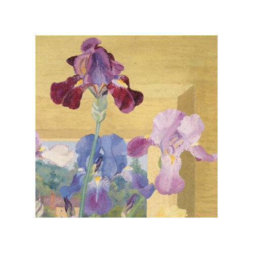 Tate London Iris Seedlings by Sir Cedric Morris Card flowers