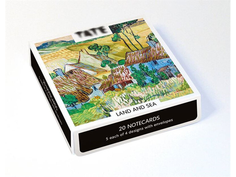 Tate London Land & Sea 20 Notecards 4 Designs Pack