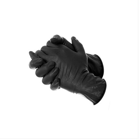 Tattoo Disposable Black Gloves 100pcs