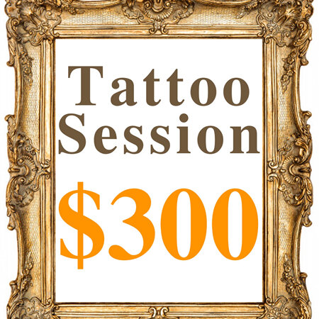 Tattoo Session $300