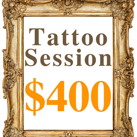 Tattoo Session $400