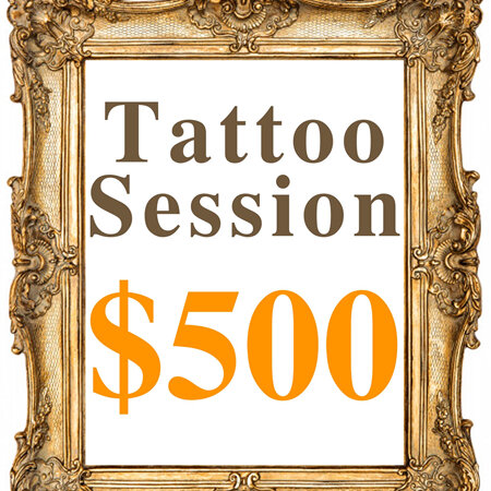 Tattoo Session $500