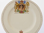 Tea plate Coronation 1953