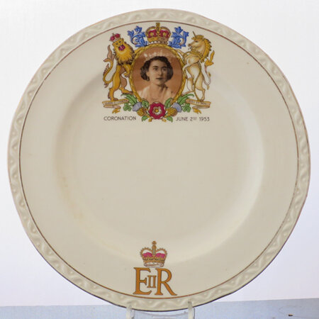 Tea plate Coronation 1953