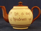Tea pot motto ware
