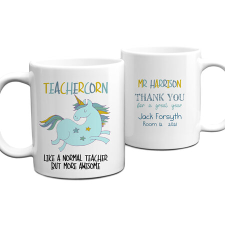 Teachercorn 1 Personalised Teacher Mug
