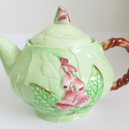 Teapot in foxglove