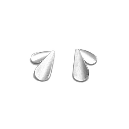 Teardrop Duo Stud Earrings
