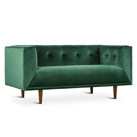 TEBO 2 Seater Sofa - Green Velvet