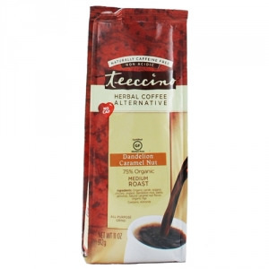 Teeccino 75% Organic Herbal Coffee Dandelion Caramel Nut 284g