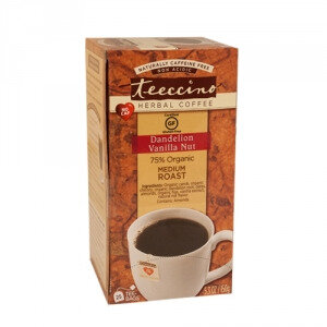 Teeccino 75% Organic Herbal Coffee Dandelion Vanilla Nut