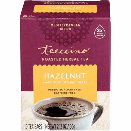 Teeccino 75% Organic Herbal Coffee Hazelnut