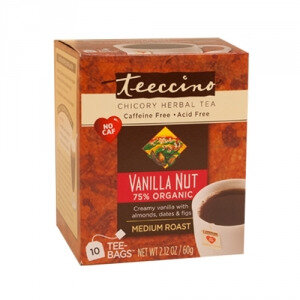 Teeccino 75% Organic Herbal Coffee Vanilla Nut