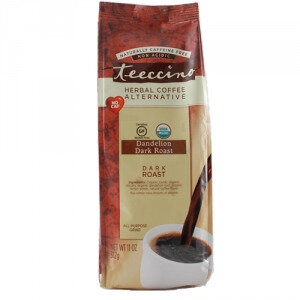 Teeccino Organic Herbal Coffee Dandelion Dark Roast 312g