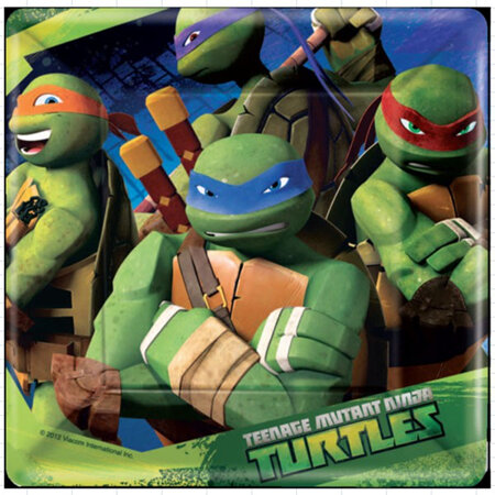 Teenage Mutant Ninja Turtles - Plates x 8