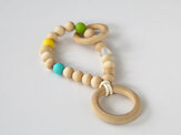 Teething Rattle hand made in New Zealand by Miss Izzy