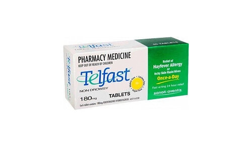 TELFAST Tablets 180mg 10s