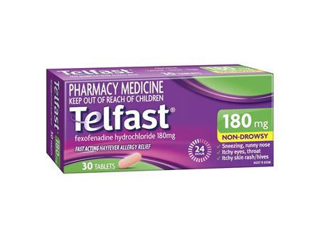 TELFAST Tablets 180mg 30s