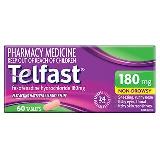 Telfast Tablets 180mg 60s