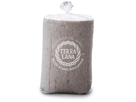 Terra Lana New Build Drop In Floor Insulation R2.7 110mm thick, 365mm wide