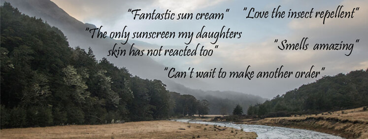 testimonials back to the wild review sunscreen natural organic skincare nz
