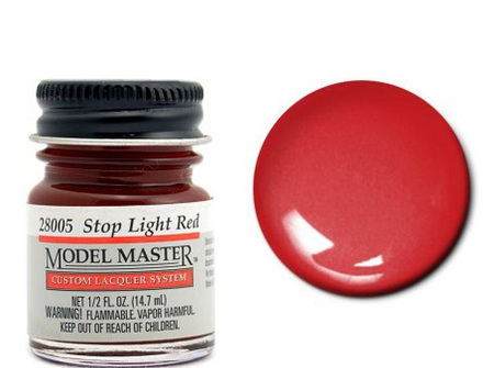 Testors Model Master Automotive Lacquer Stop Light Red