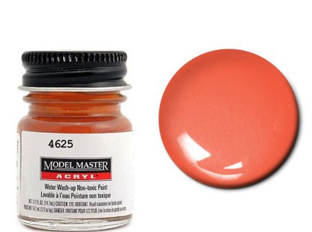 Testors Paint Model Master Acrylic Gloss Clear Orange