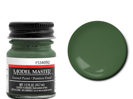 Testors Paint Model Master Enamel Euro Dark Green FS34092