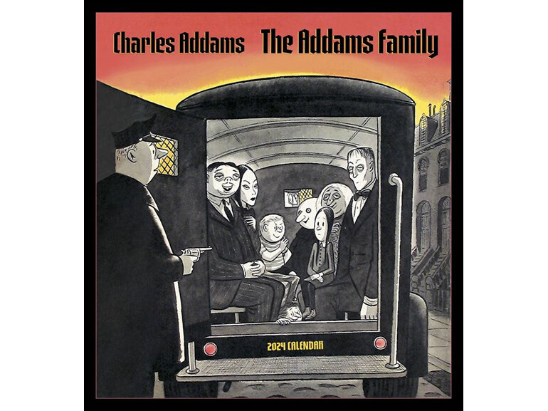 The Addams Family 2024 Wall Calendar by Pomegranate
