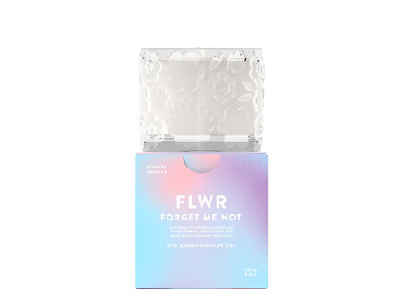 The Aromatherapy Co FLWR Scented Candle - Forget Me Not