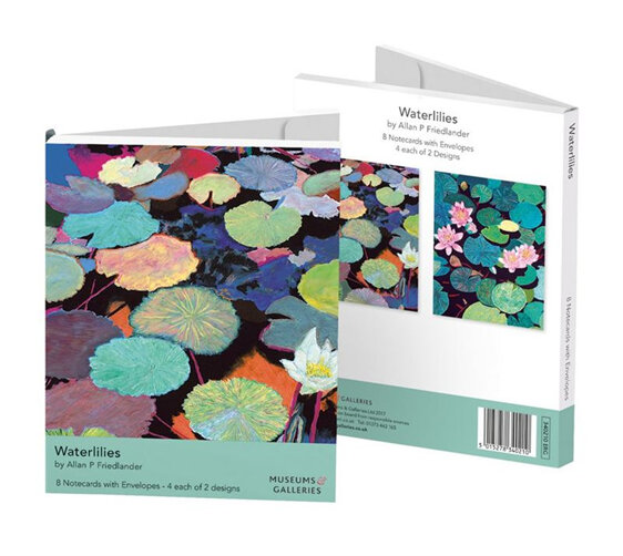 the art of print waterlillies cards museums and galleries