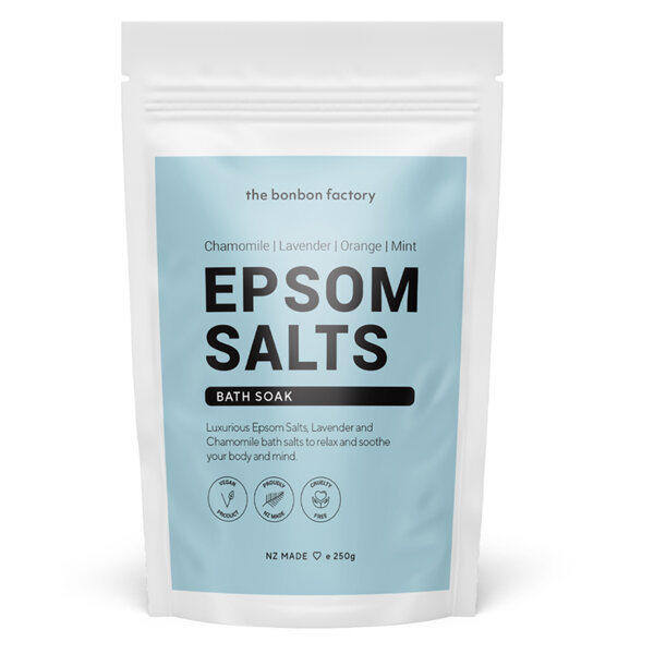 The Bonbon Factory Epsom Salts Bath Soak 250g