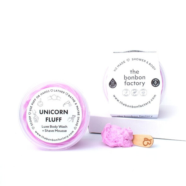 The Bonbon Factory Unicorn Fluff Body wash & Shave Mousse 200ml