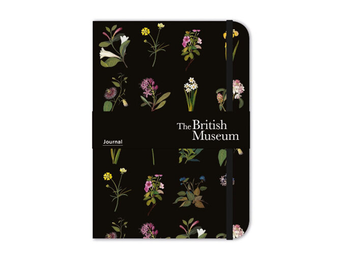 The British Museum - Delany Flowers Elastic Closure Journal