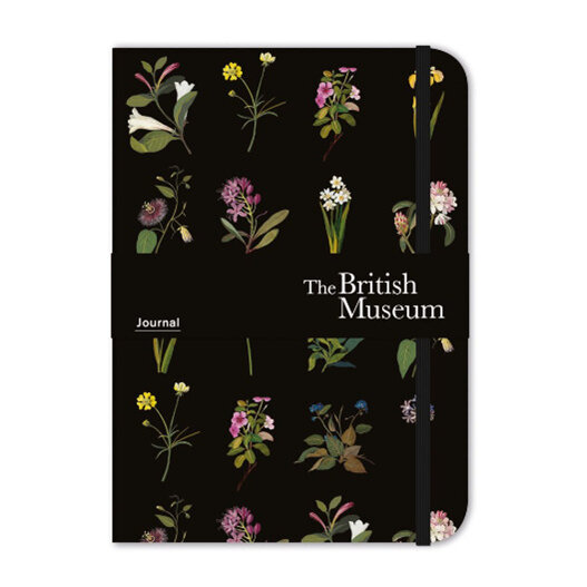 The British Museum - Delany Flowers Elastic Closure Journal