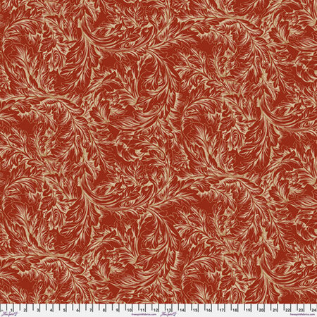 The Cotswold Holiday Collection Acanthus Scroll Red PWWM064.Red