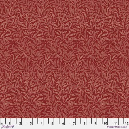 The Cotswold Holiday Collection Willow Boughs Red PWWM030.Red