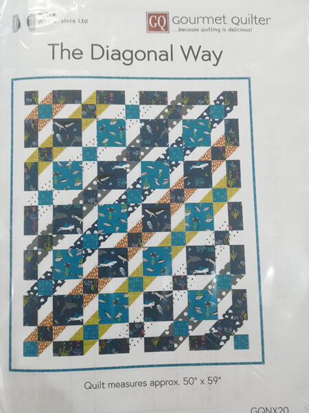 The Diagonal Way by Gourmet Quilter