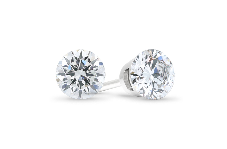 The Floeting Diamond Stud Earrings
